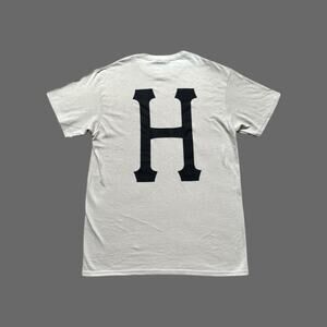 HUF Essentials Classic H SIS Natural SS Tee Size M NWT